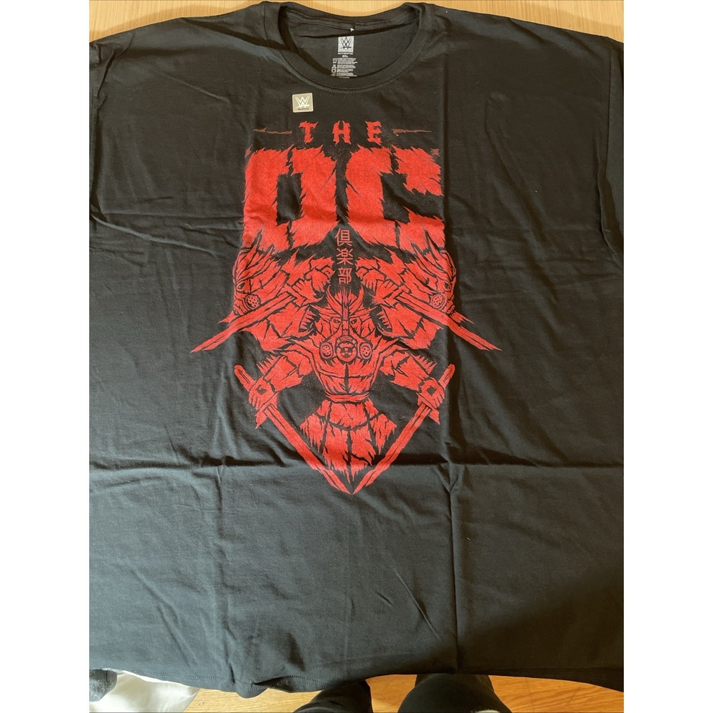 WWE OC Samurai T-shirt Size 3XL Black & Red NOS